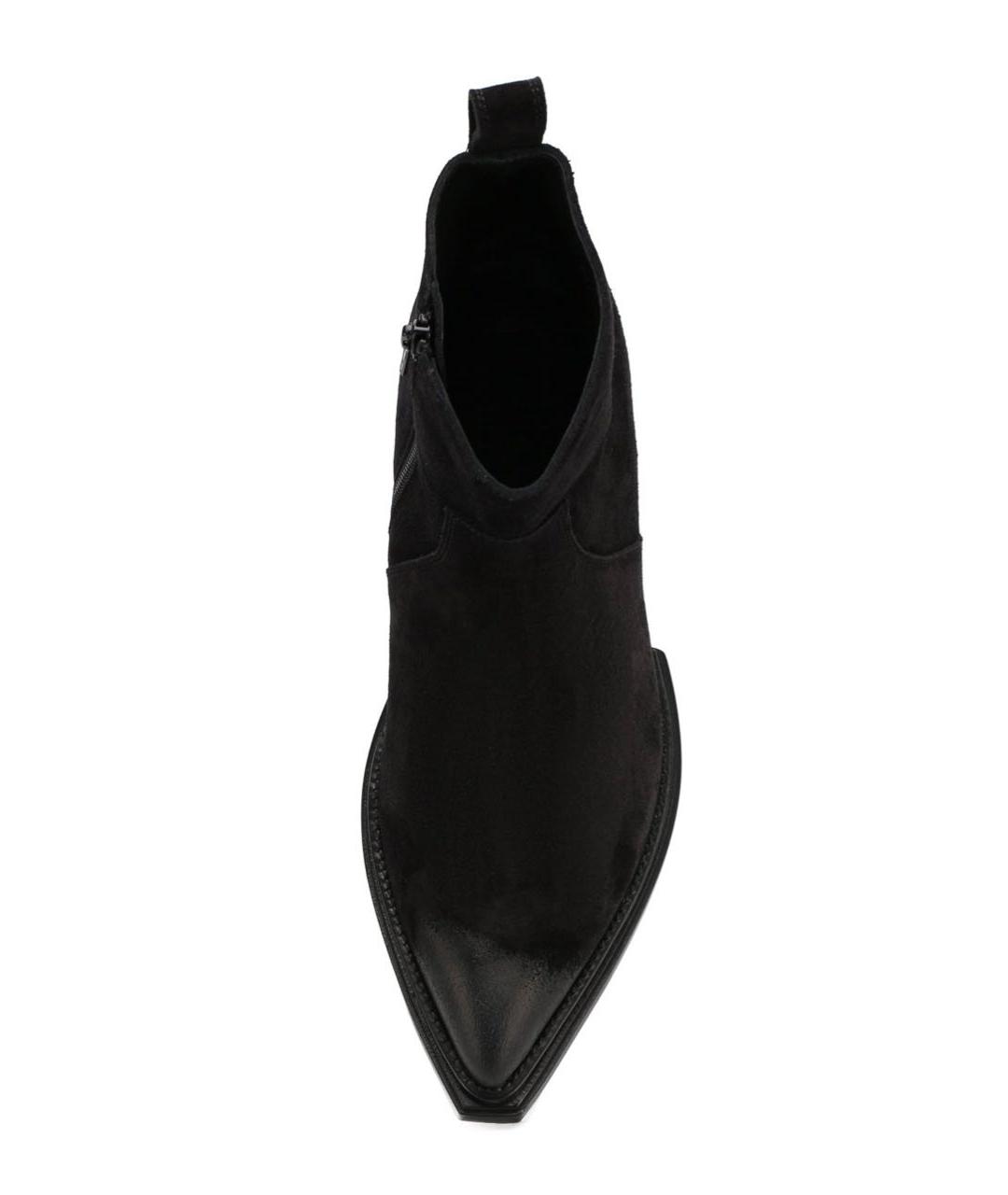 BALENCIAGA Черные замшевые ботильоны, фото 3