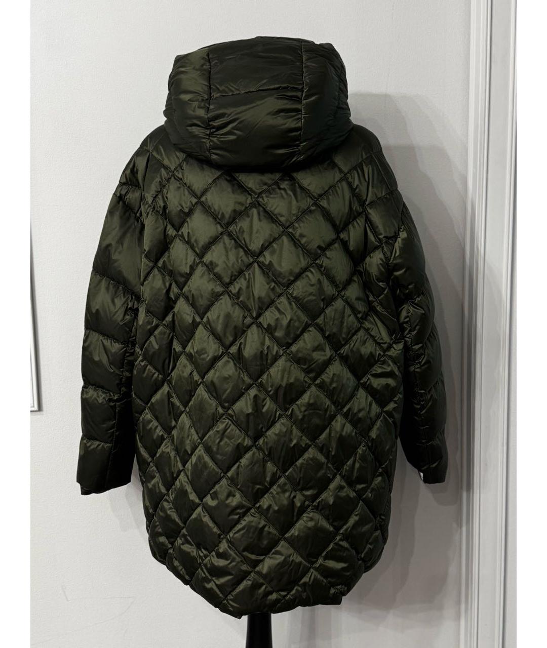 MAX MARA THE CUBE Хаки пуховик, фото 3