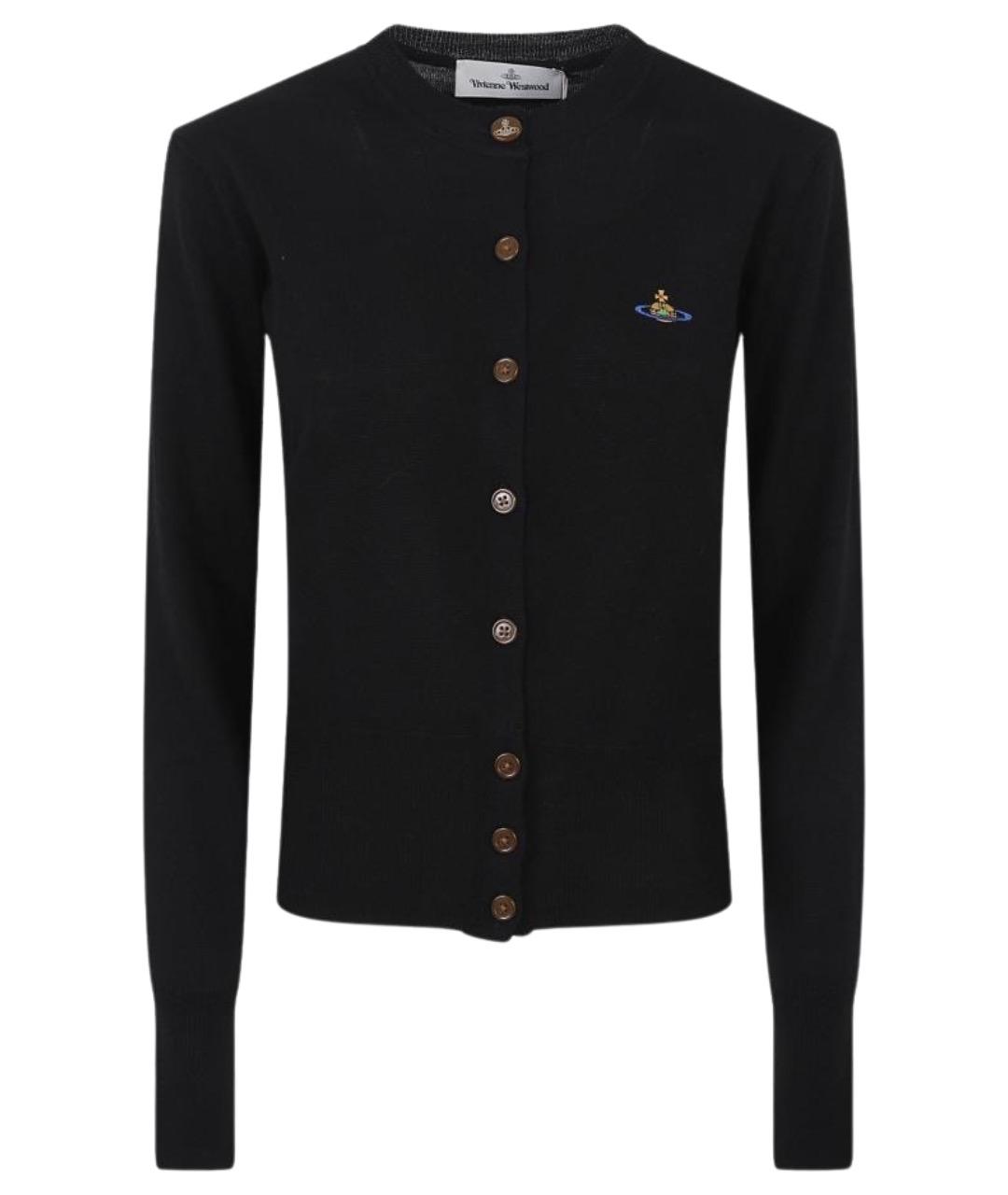 VIVIENNE WESTWOOD Черный шерстяной кардиган, фото 1