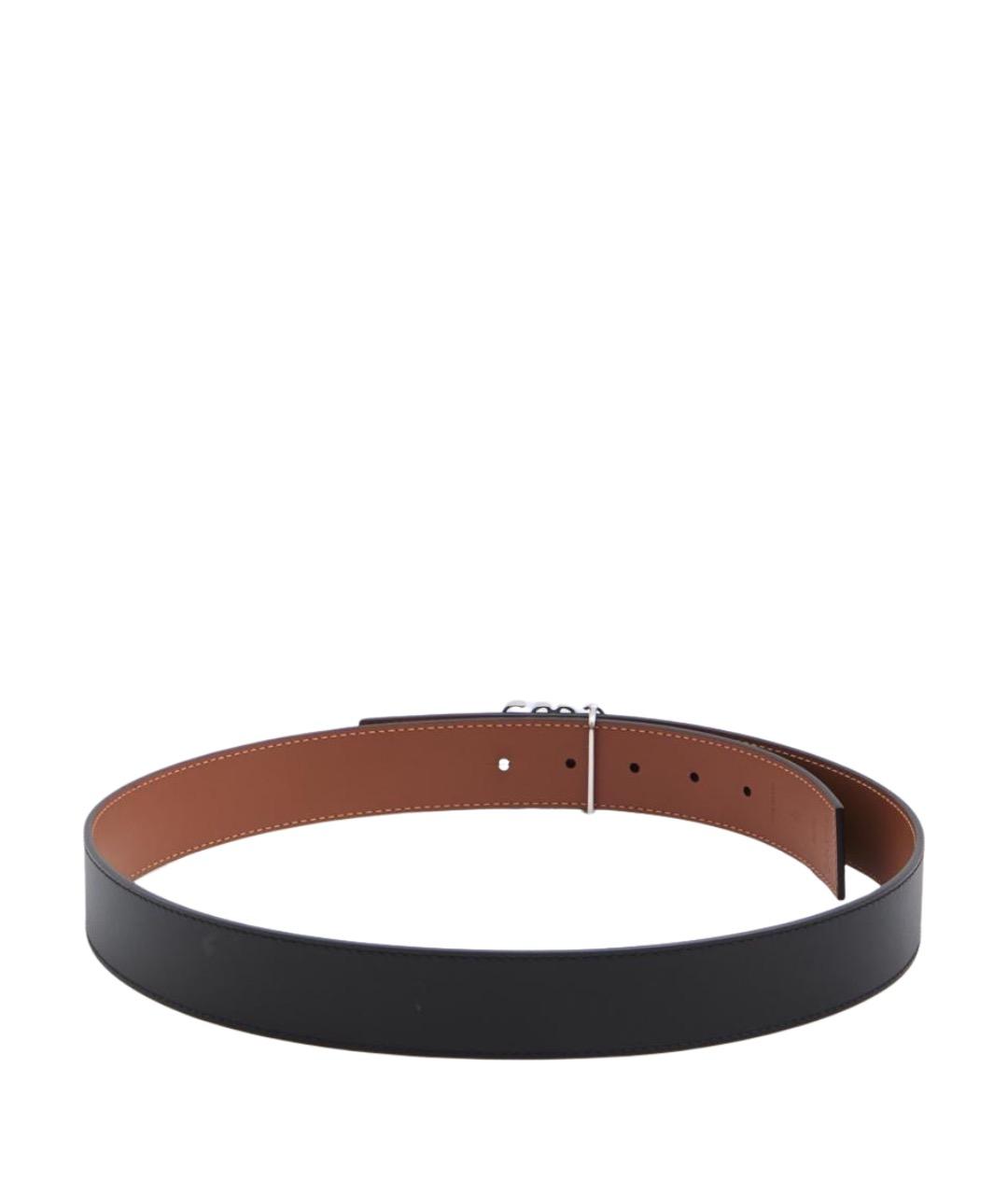 LOEWE Черный кожаный ремень, фото 2