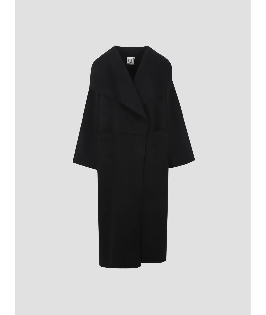 TOTEME Черное кашемировое пальто, фото 4