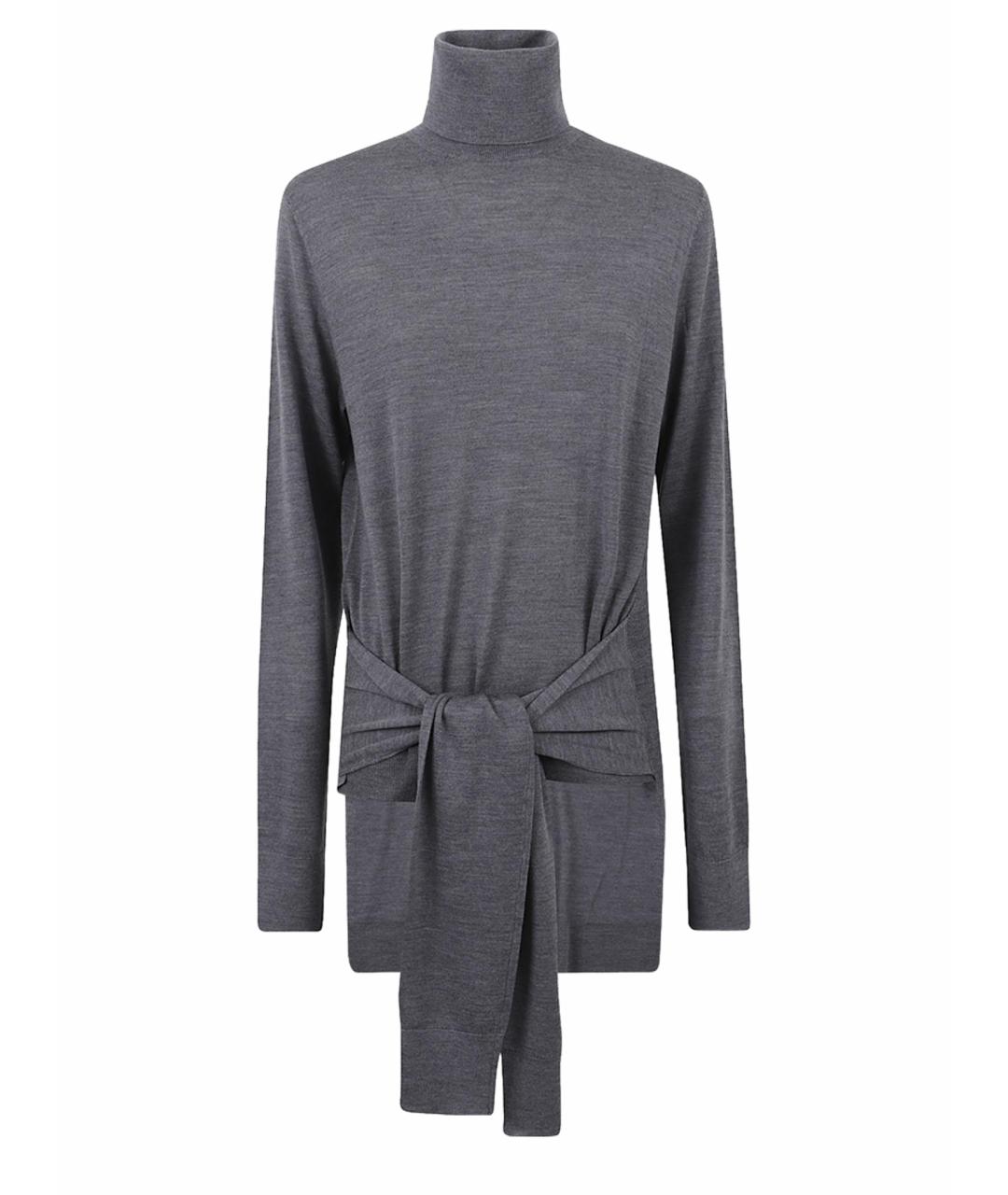 TOTEME Серый шерстяной джемпер / свитер, фото 1