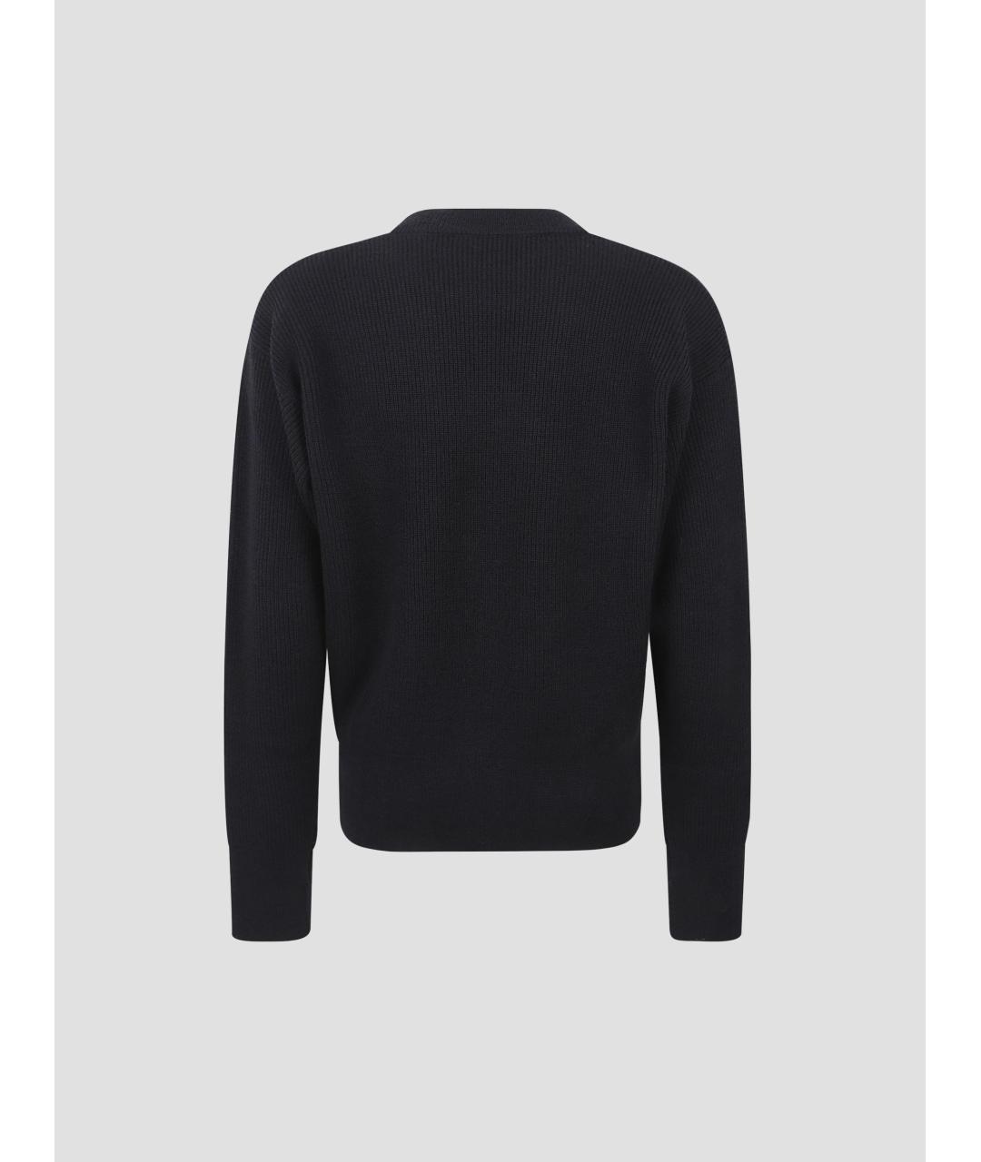 LEMAIRE Черный шерстяной джемпер / свитер, фото 2