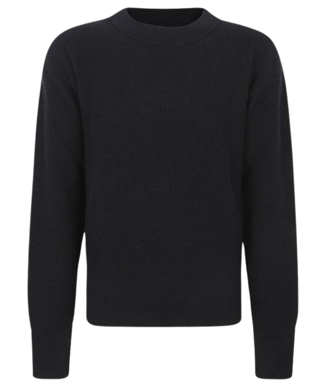 LEMAIRE Черный шерстяной джемпер / свитер, фото 1