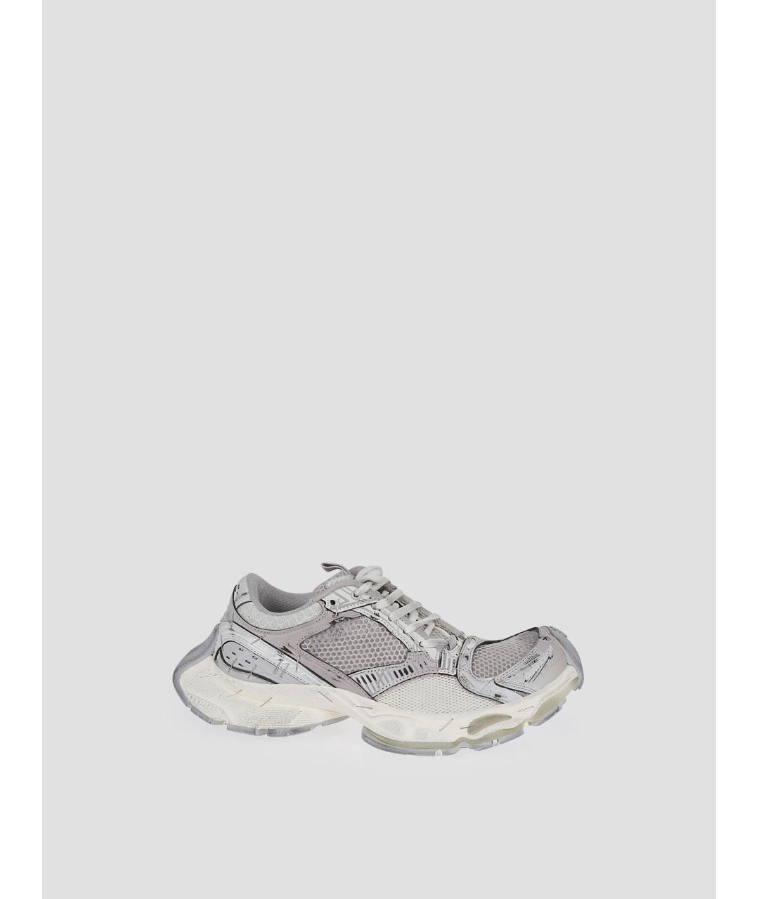 BALENCIAGA Серые текстильные кроссовки, фото 4