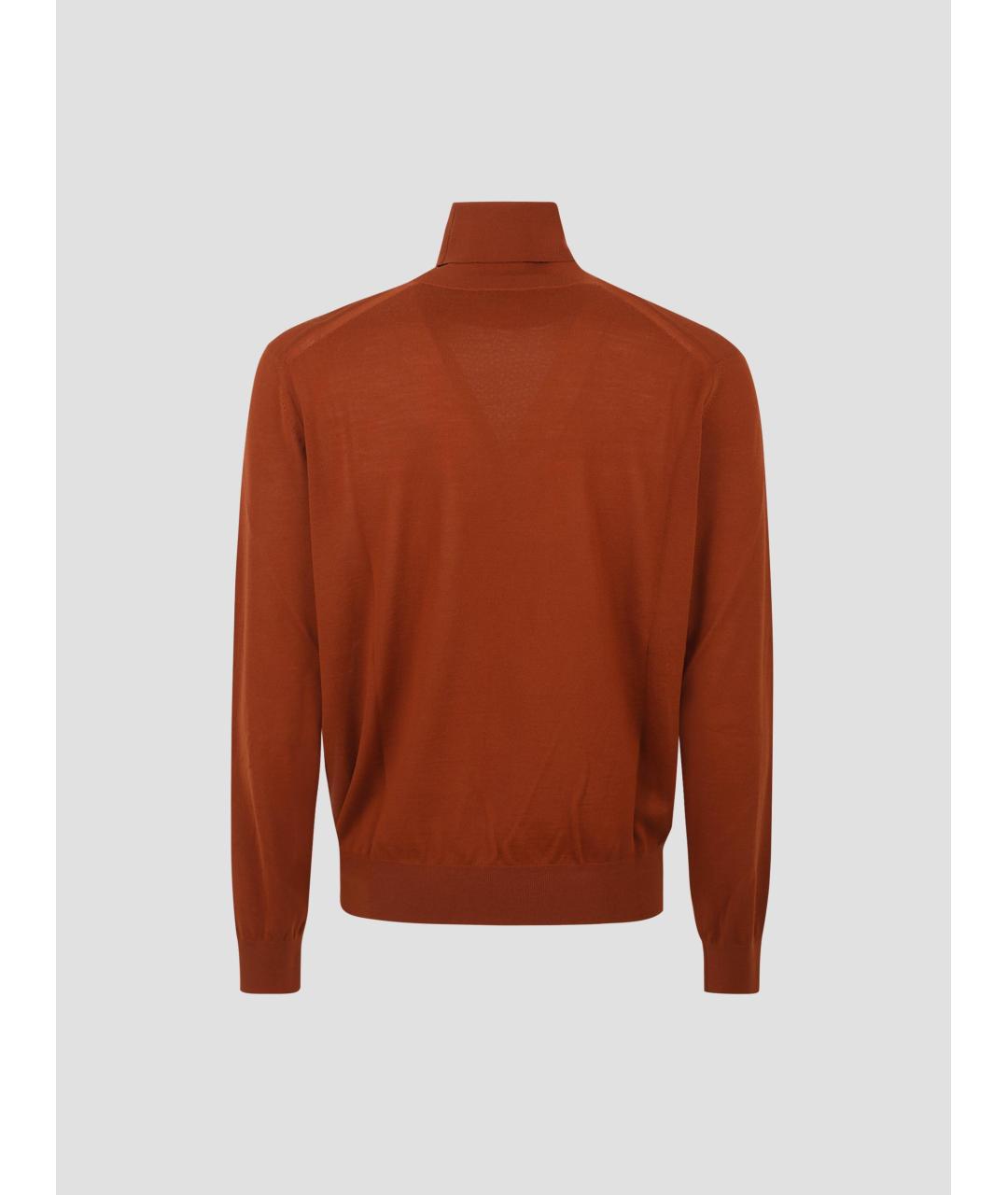 SAINT LAURENT Красный шерстяной джемпер / свитер, фото 2