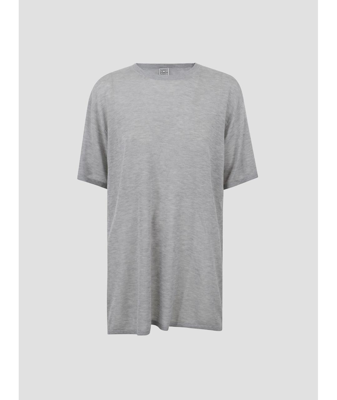 TOTEME Серая футболка, фото 4
