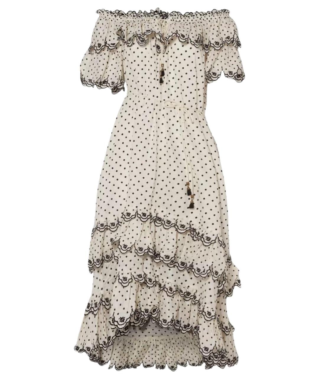 ZIMMERMANN Белый льняной сарафан, фото 1