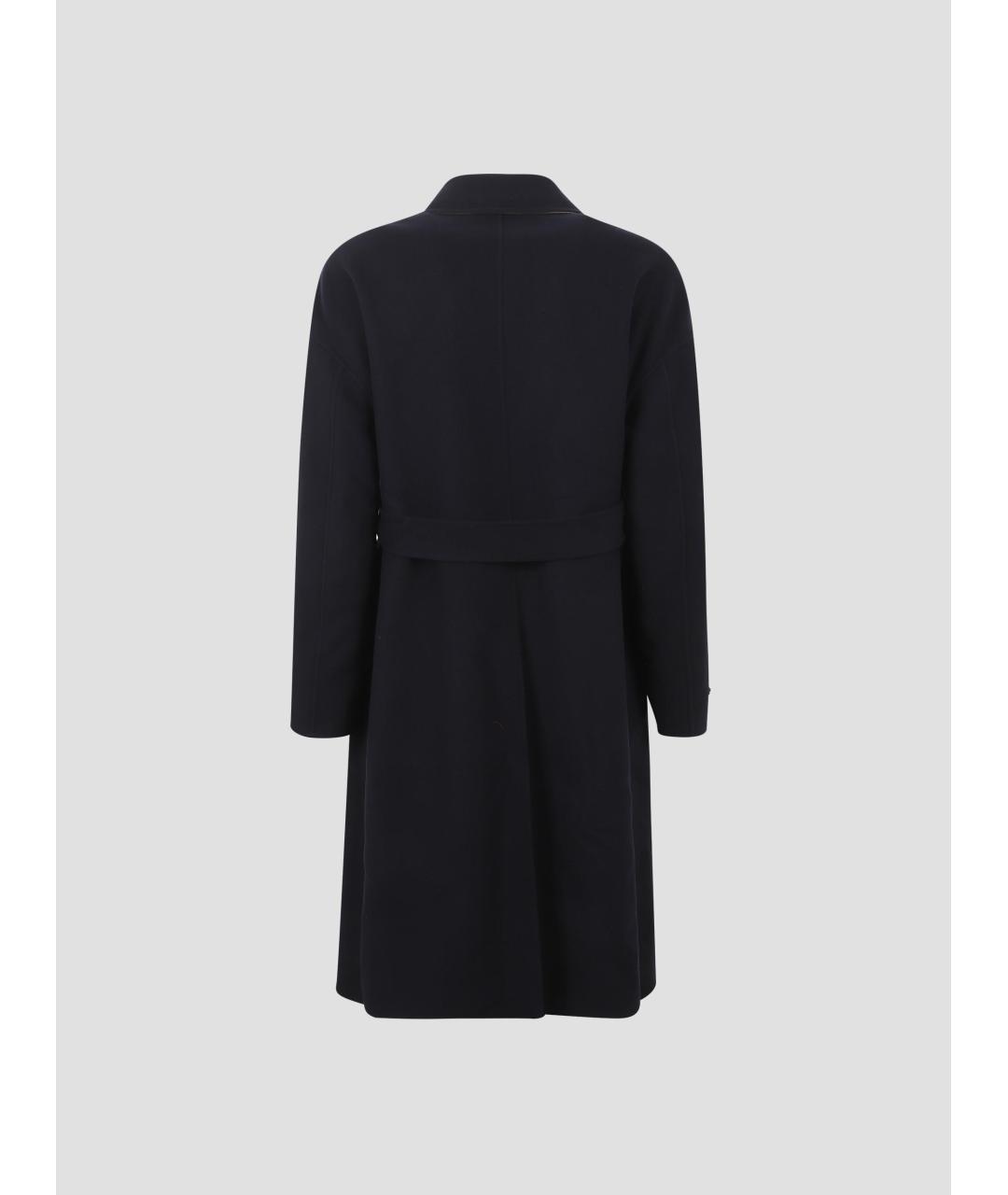 GUCCI Темно-синее шерстяное пальто, фото 2