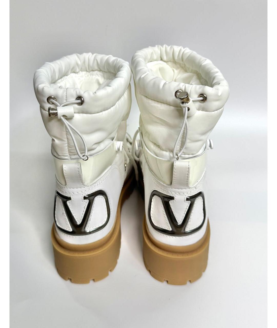 VALENTINO Белые текстильные ботинки, фото 4