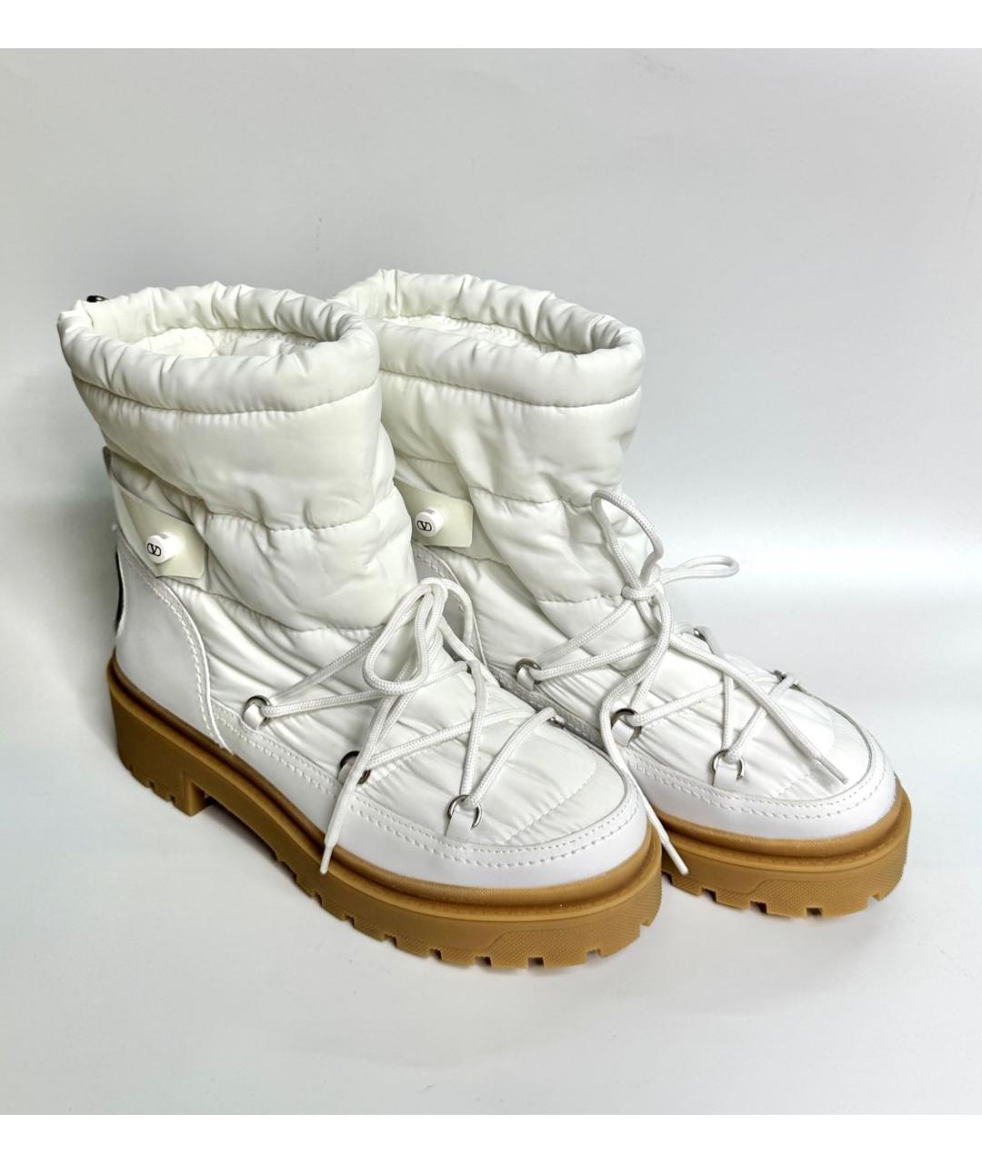 VALENTINO Белые текстильные ботинки, фото 3