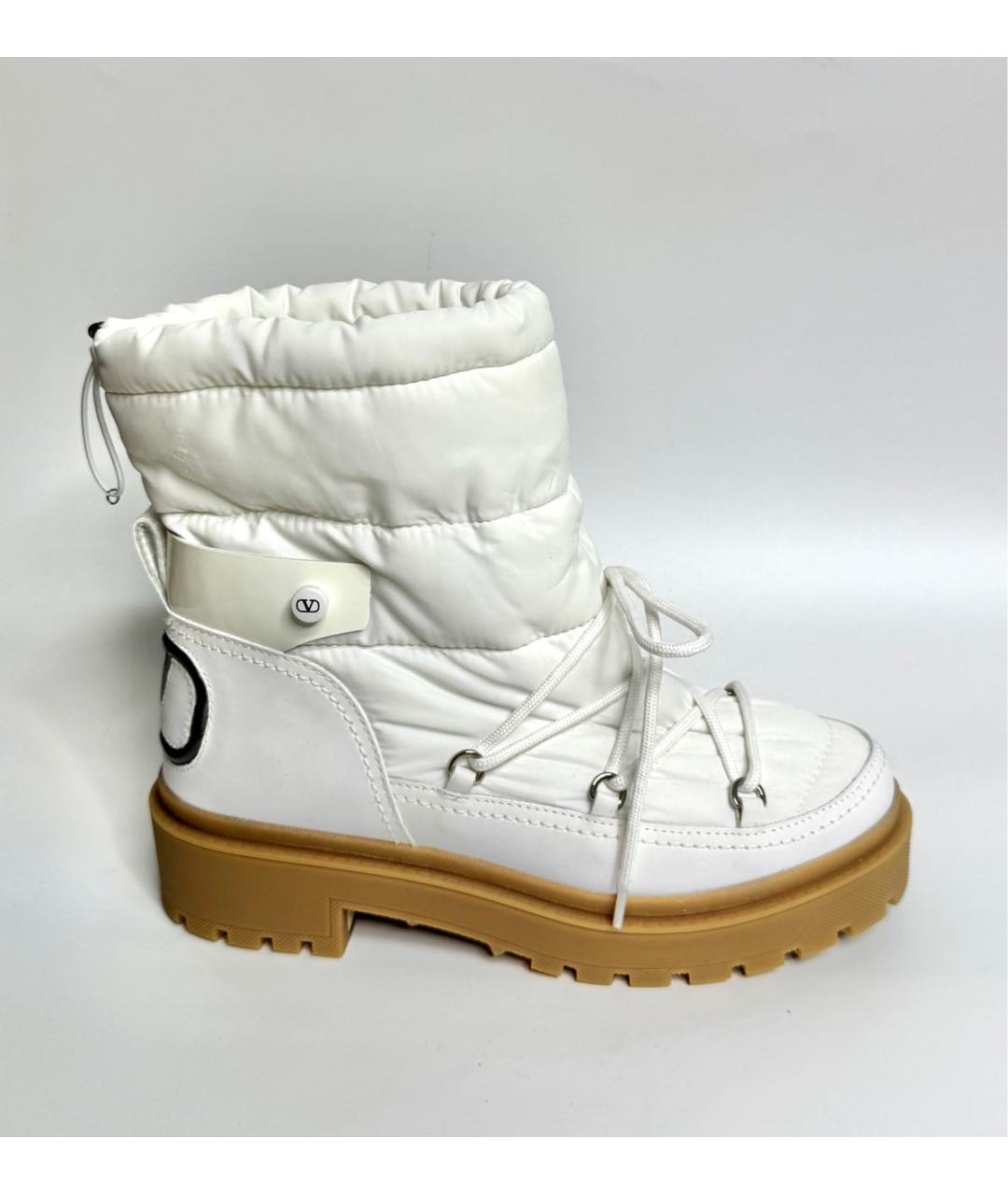 VALENTINO Белые текстильные ботинки, фото 5