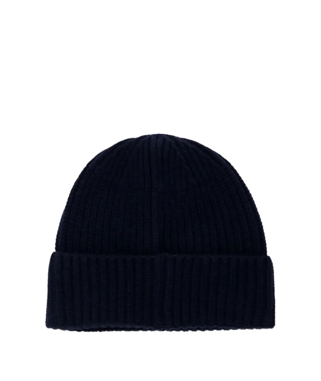 STONE ISLAND Черная шерстяная шапка, фото 2