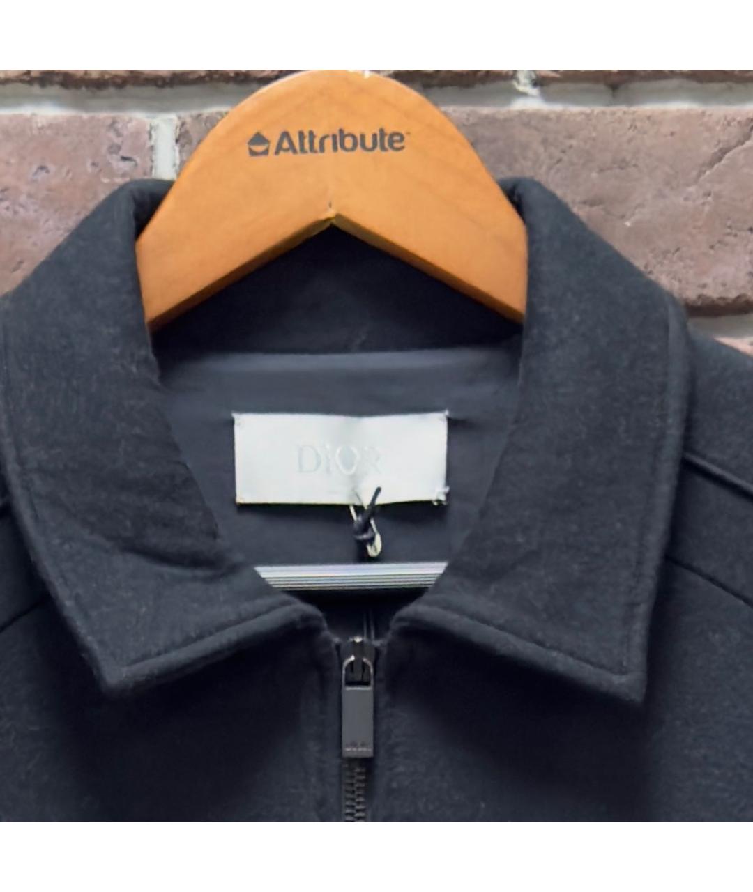 CHRISTIAN DIOR Черная шерстяная куртка, фото 3