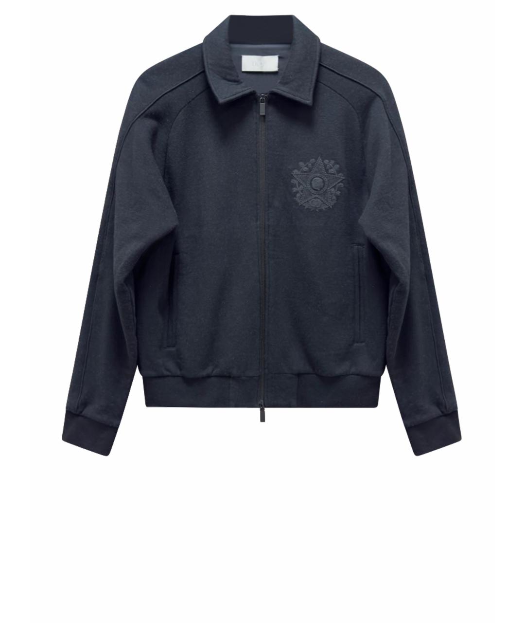 CHRISTIAN DIOR Черная шерстяная куртка, фото 1