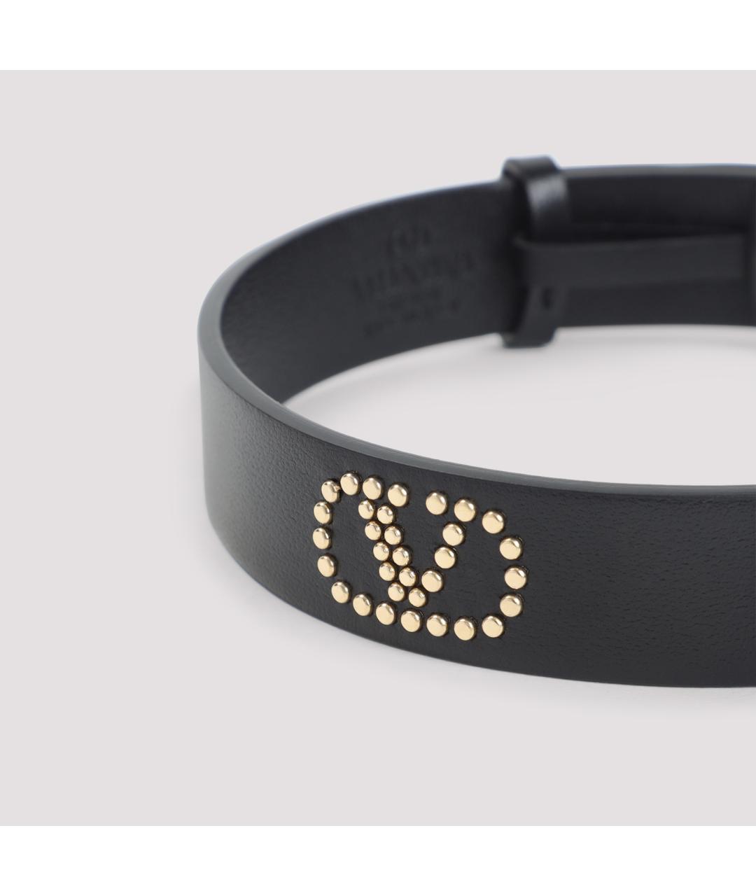 VALENTINO Черный кожаный чокер, фото 3