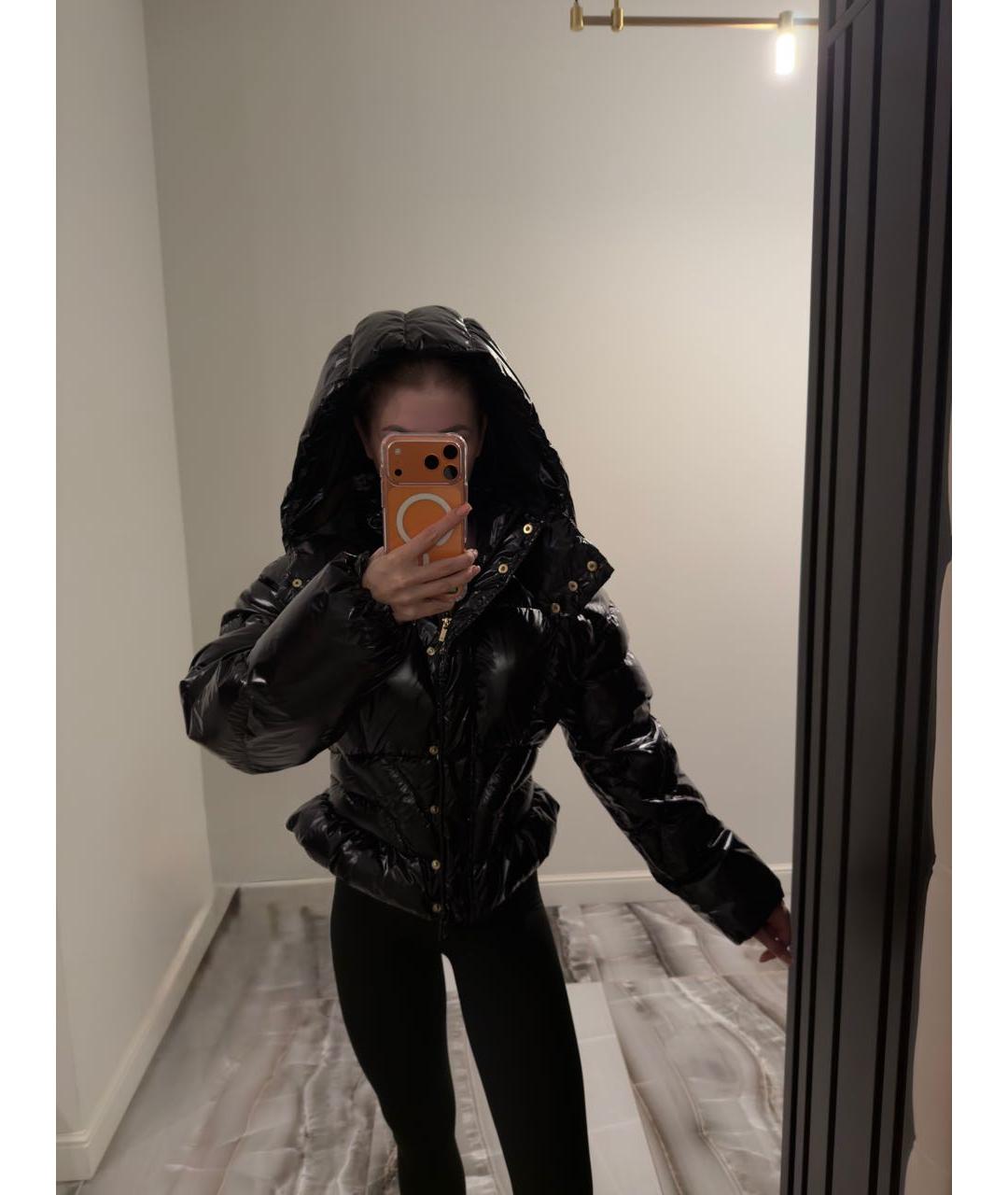 PINKO Черный полиамидовый пуховик, фото 2