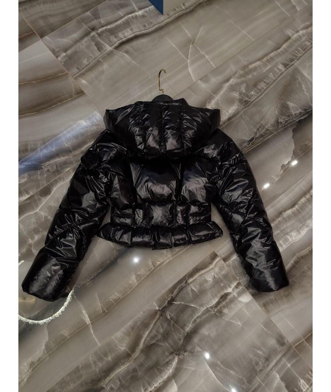 PINKO Черный полиамидовый пуховик, фото 3