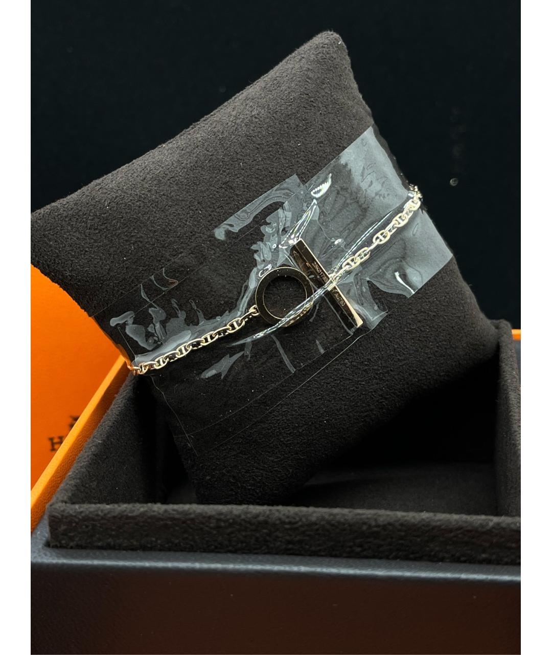 HERMES Золотой браслет из розового золота, фото 3