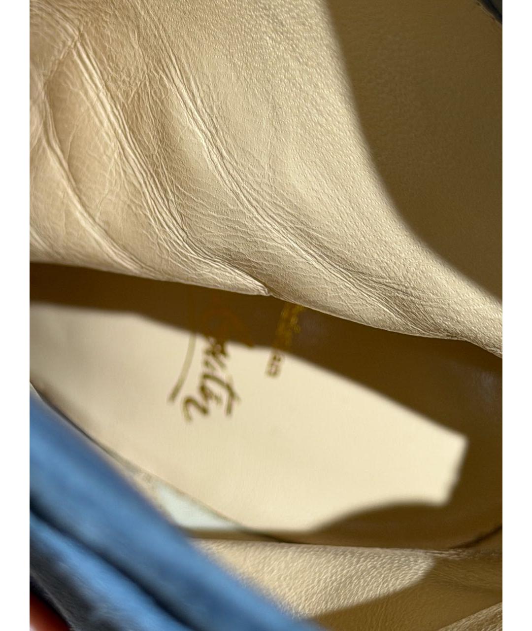 CHRISTIAN LOUBOUTIN Синие замшевые ботильоны, фото 3