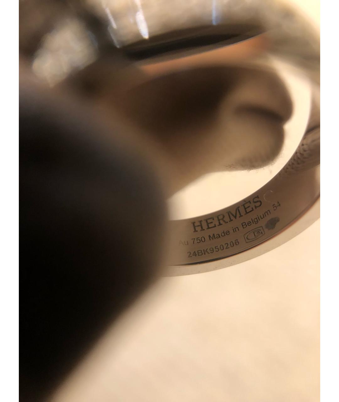 HERMES Серебряное кольцо из белого золота, фото 7