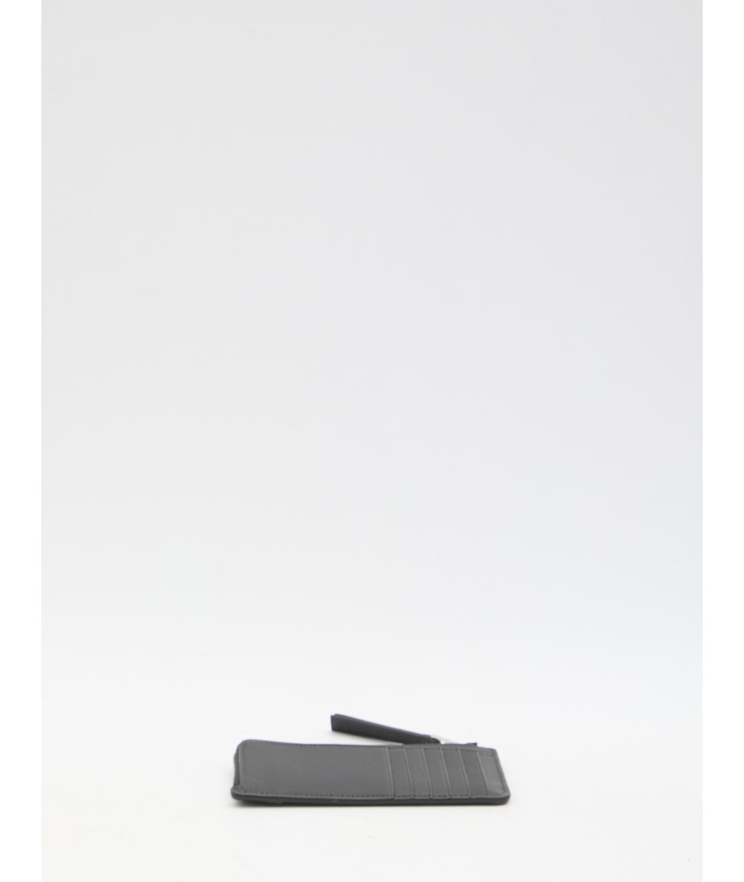 LOEWE Черный кожаный кардхолдер, фото 3