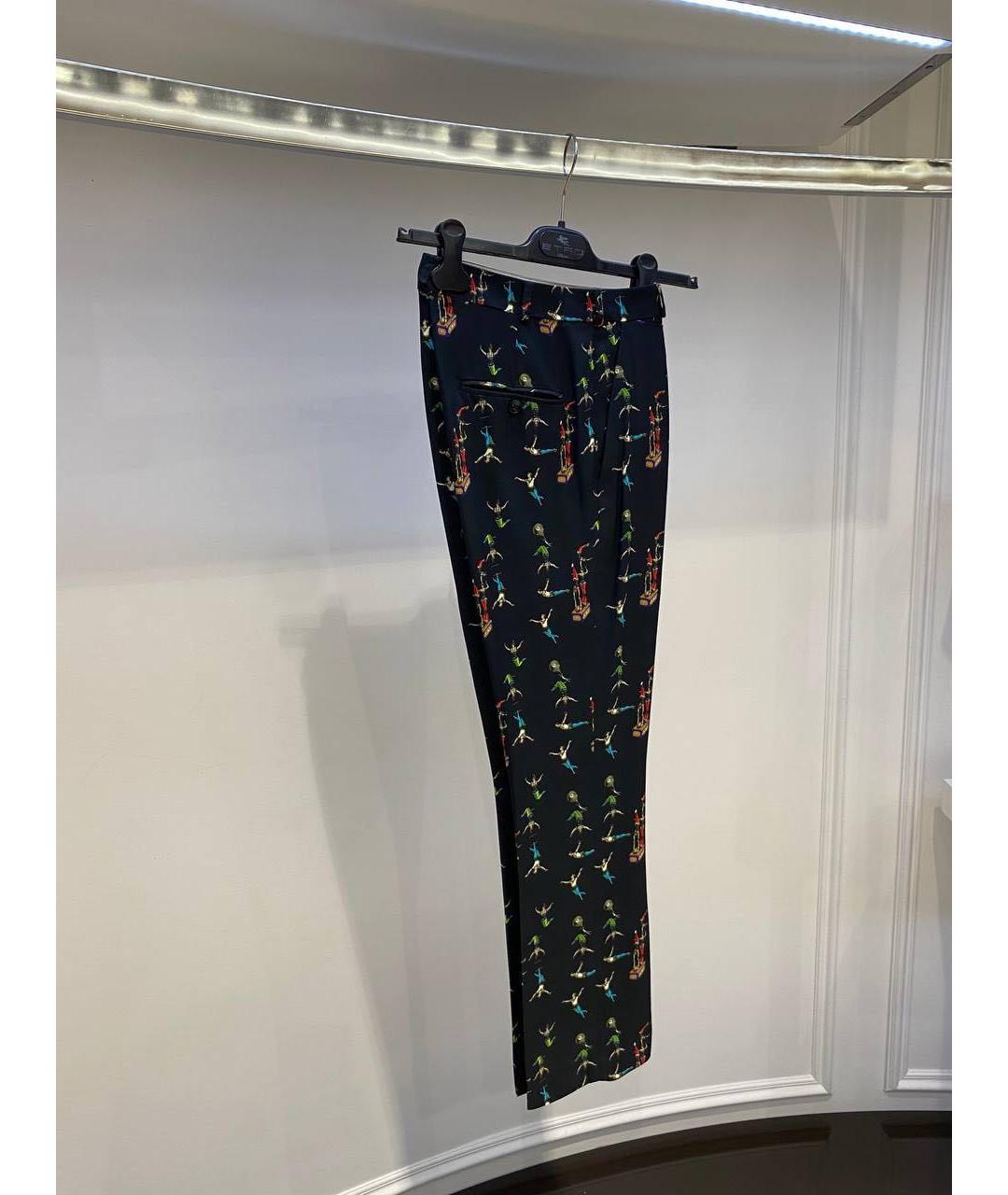 ETRO Черные прямые брюки, фото 2