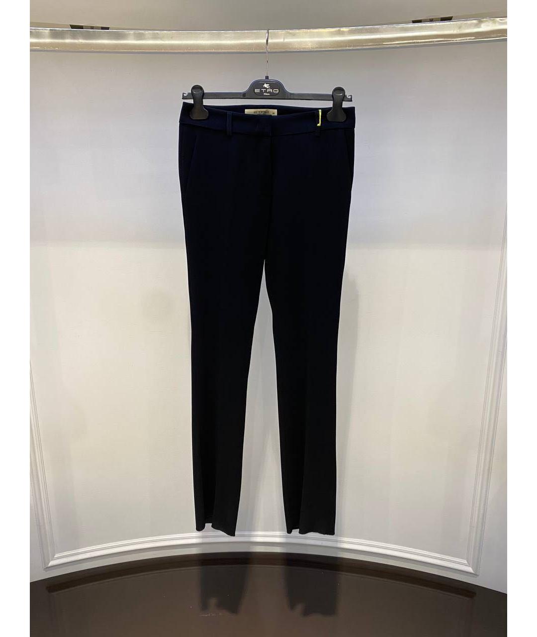 ETRO Черные прямые брюки, фото 4