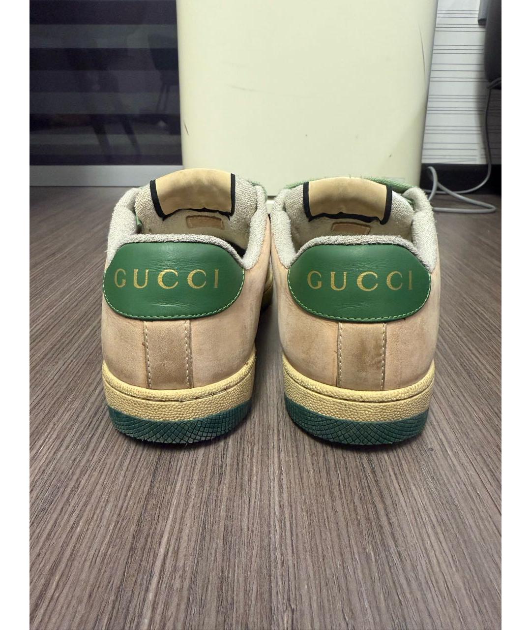 GUCCI Мульти замшевые кроссовки, фото 4