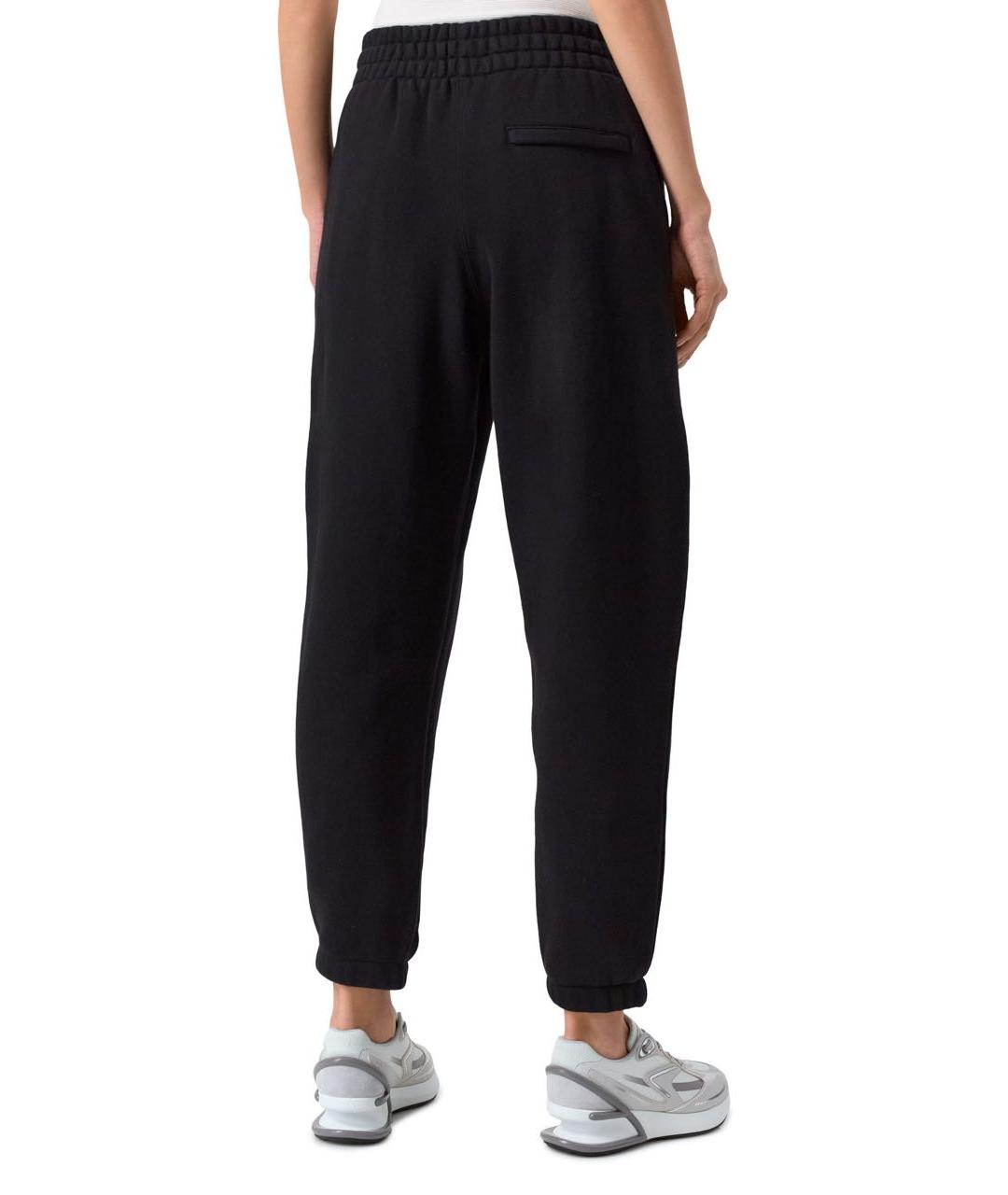 ALEXANDER WANG Черные хлопковые спортивные брюки и шорты, фото 3