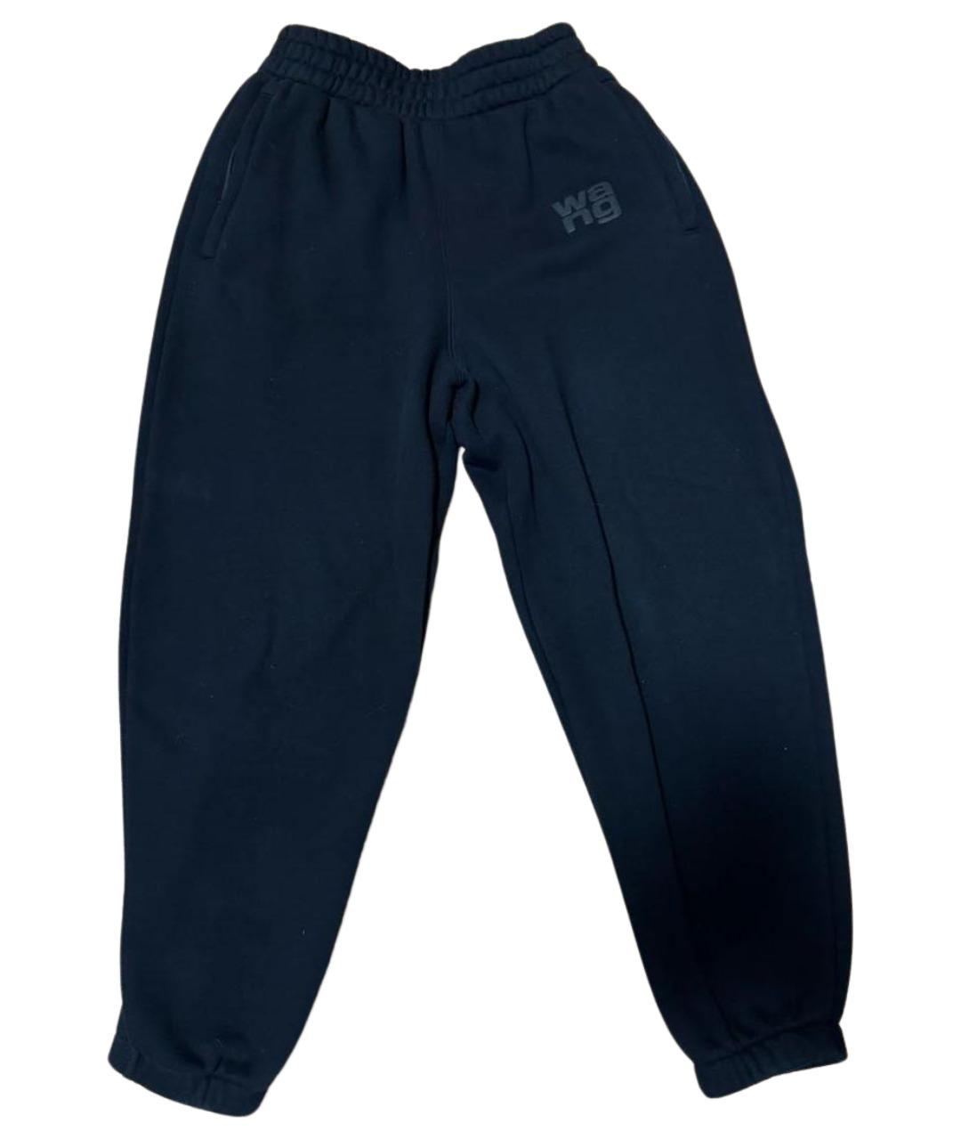 ALEXANDER WANG Черные хлопковые спортивные брюки и шорты, фото 1