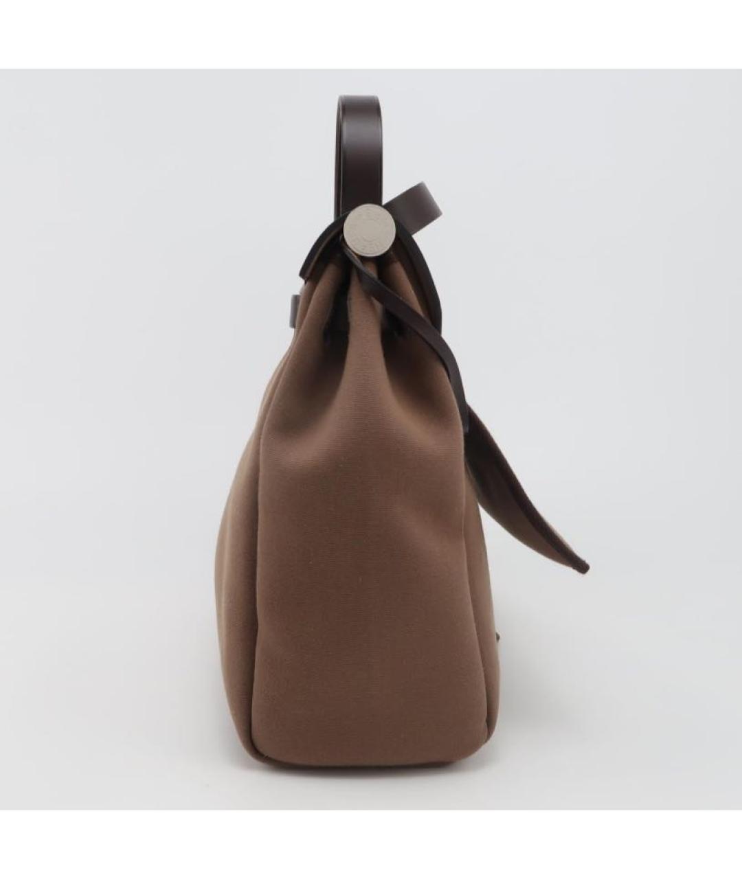 HERMES Коричневая кожаная сумка через плечо, фото 2