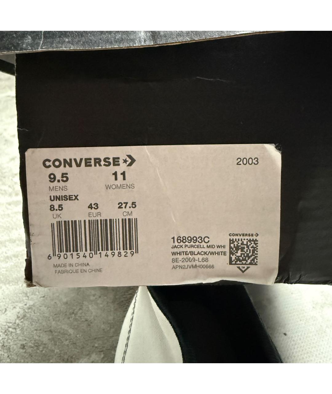 CONVERSE Мульти текстильные высокие кроссовки / кеды, фото 8