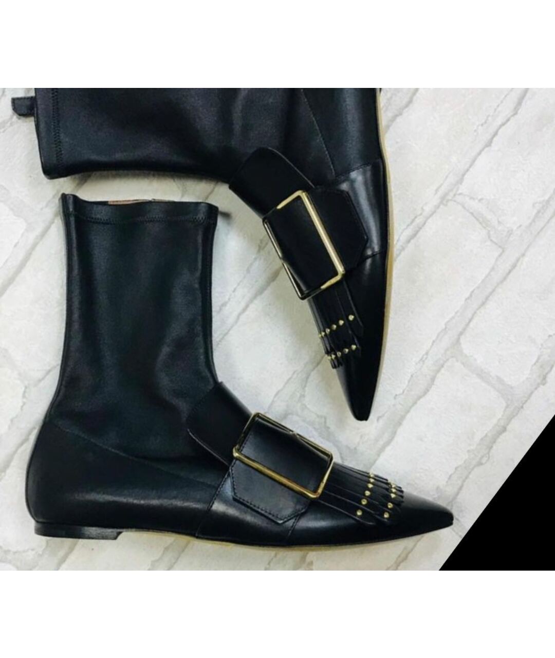 BALLY Черные кожаные ботильоны, фото 9