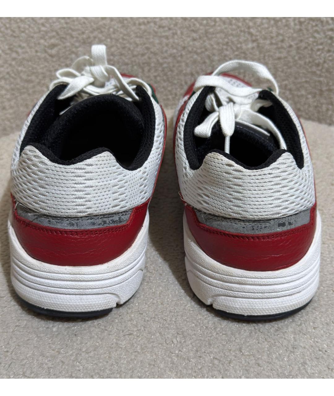 GUCCI Мульти текстильные низкие кроссовки / кеды, фото 4