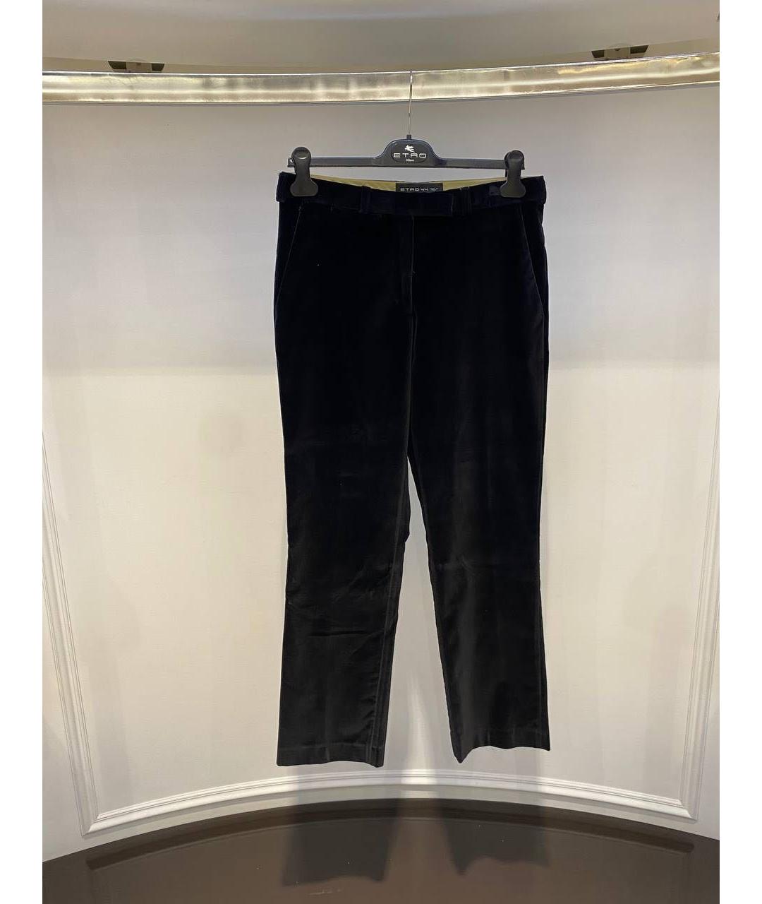 ETRO Черные прямые брюки, фото 4