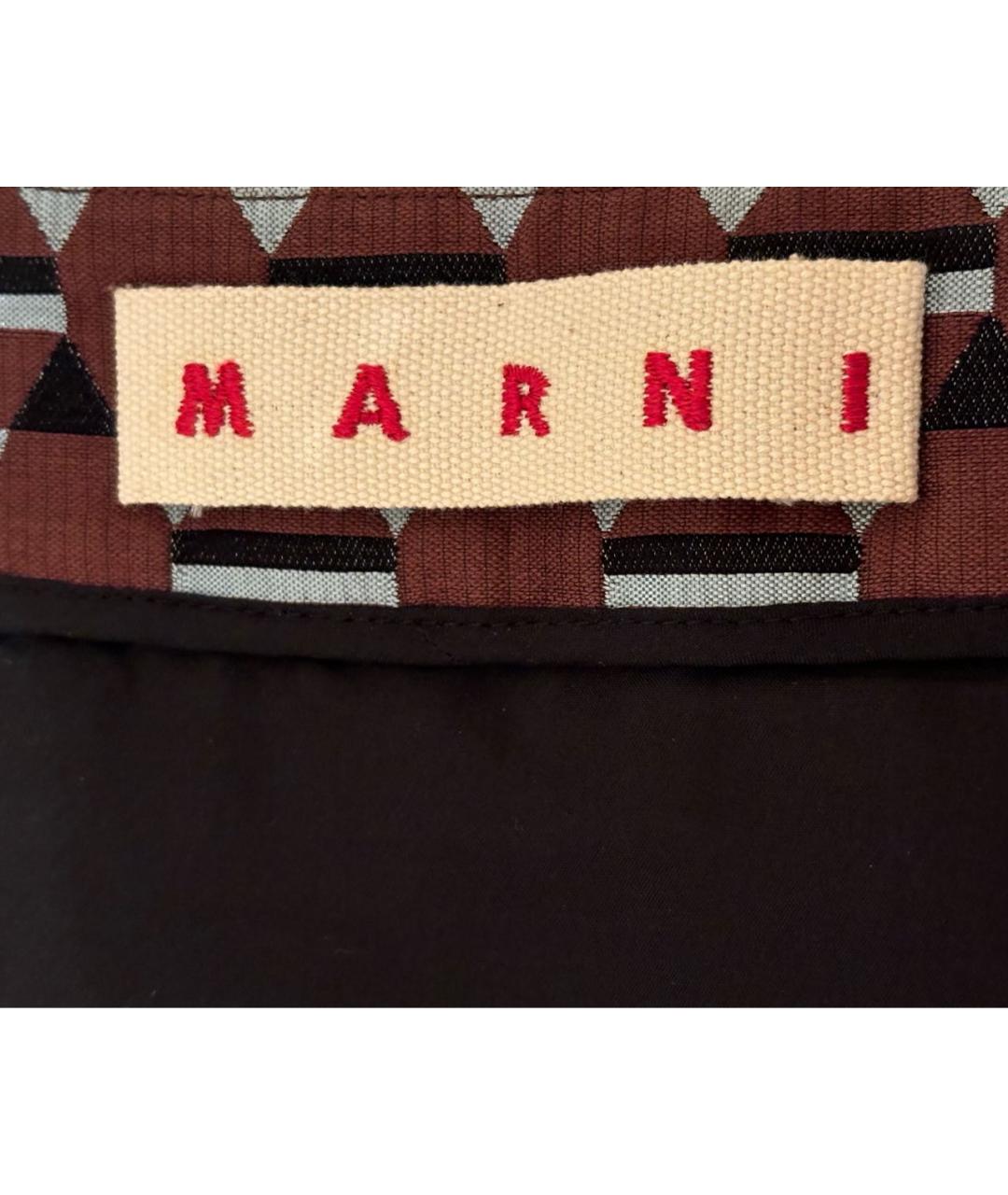 MARNI Мульти хлопковая юбка миди, фото 4