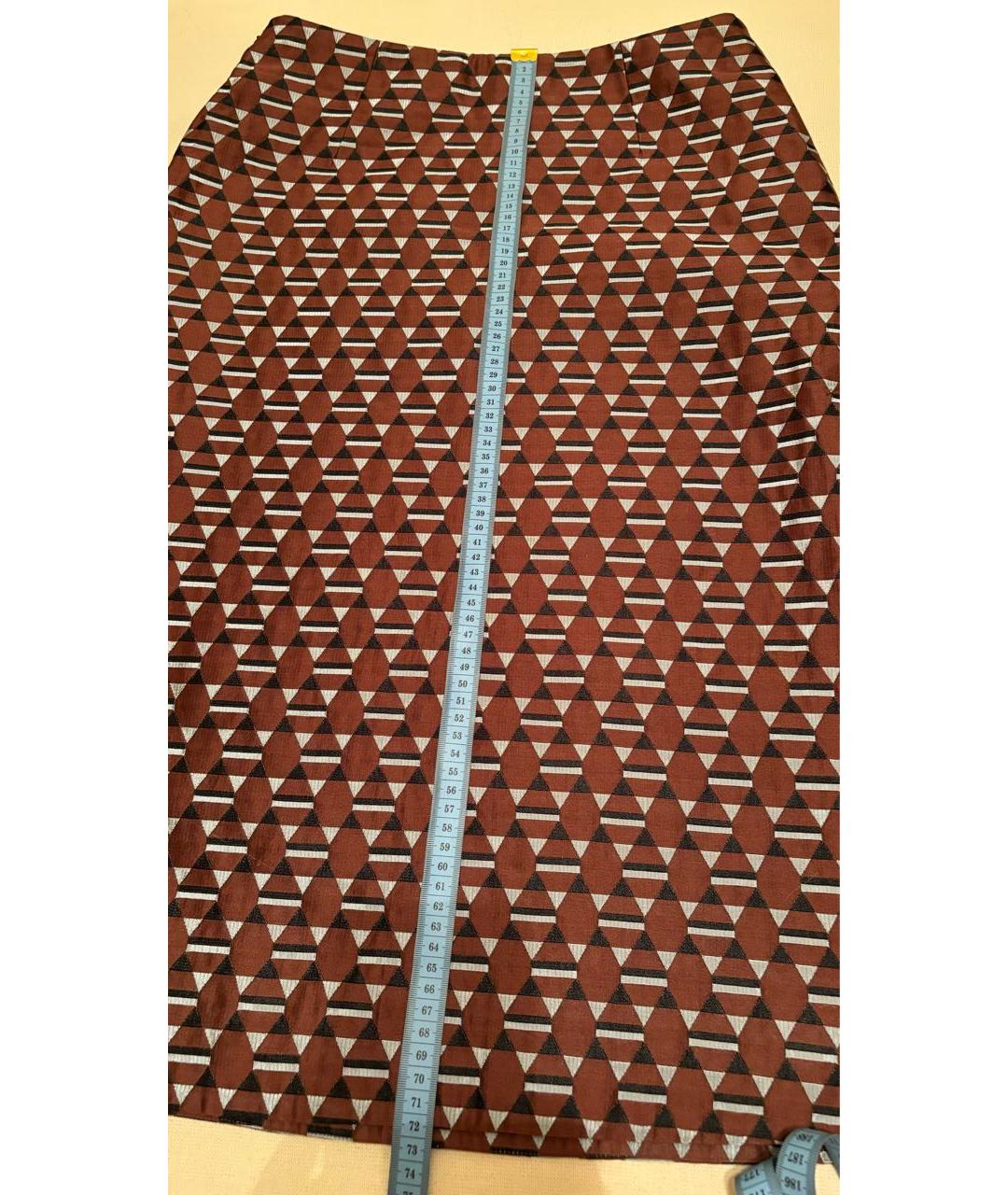 MARNI Мульти хлопковая юбка миди, фото 7