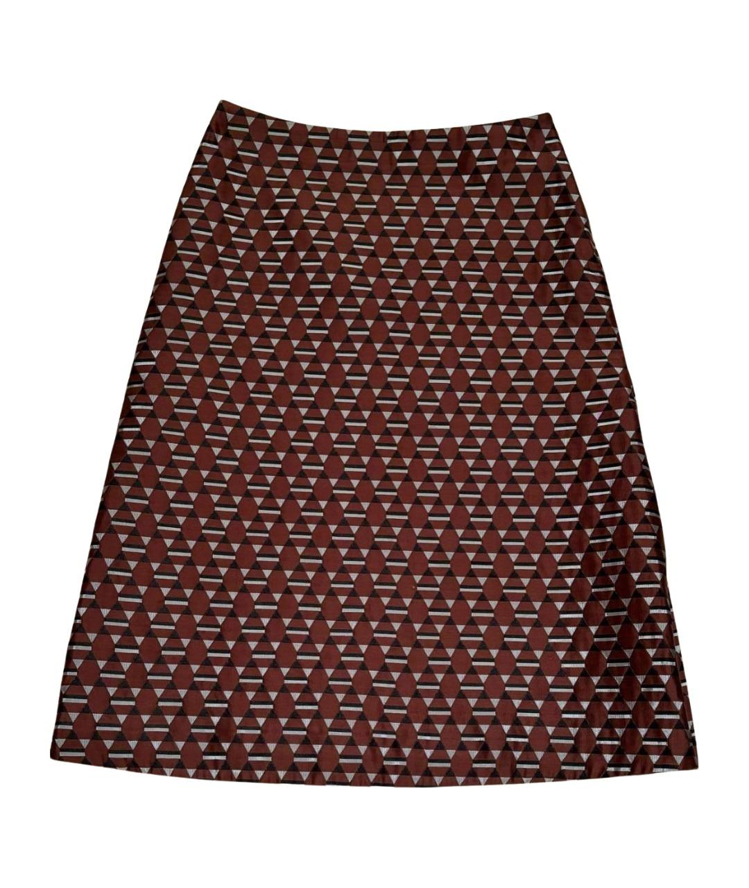 MARNI Мульти хлопковая юбка миди, фото 1