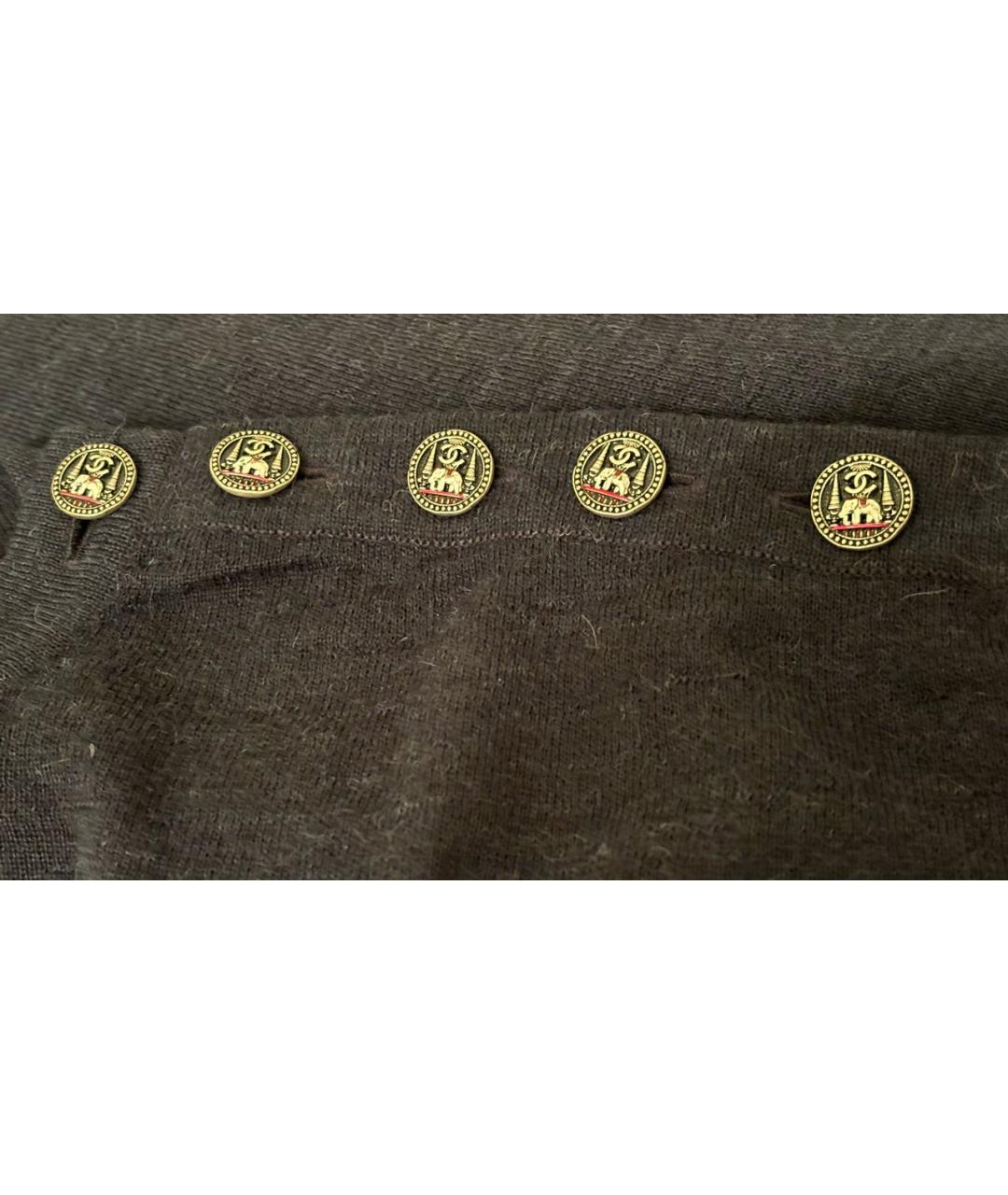 CHANEL Темно-синий шерстяной джемпер / свитер, фото 7