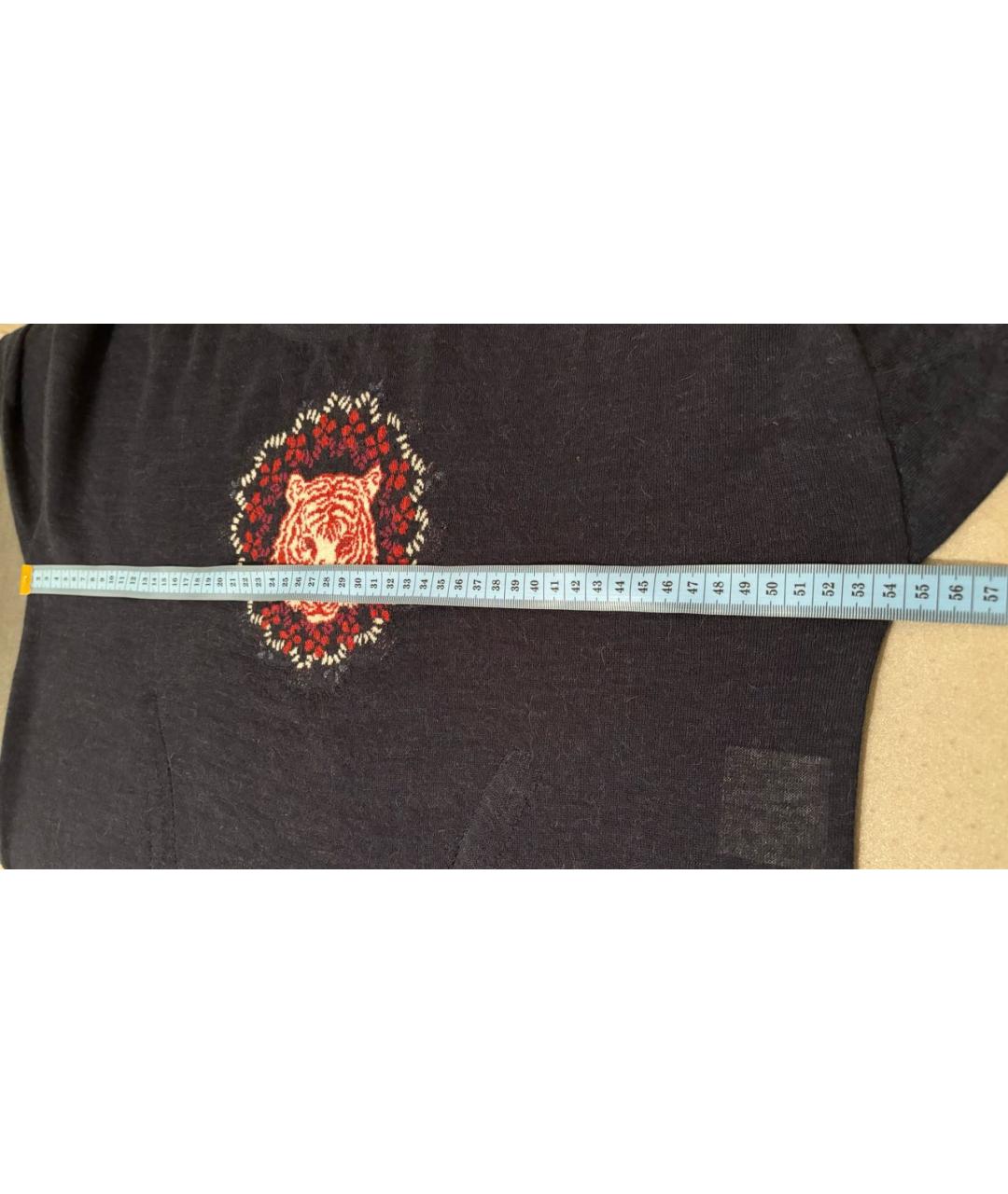 CHANEL Темно-синий шерстяной джемпер / свитер, фото 8