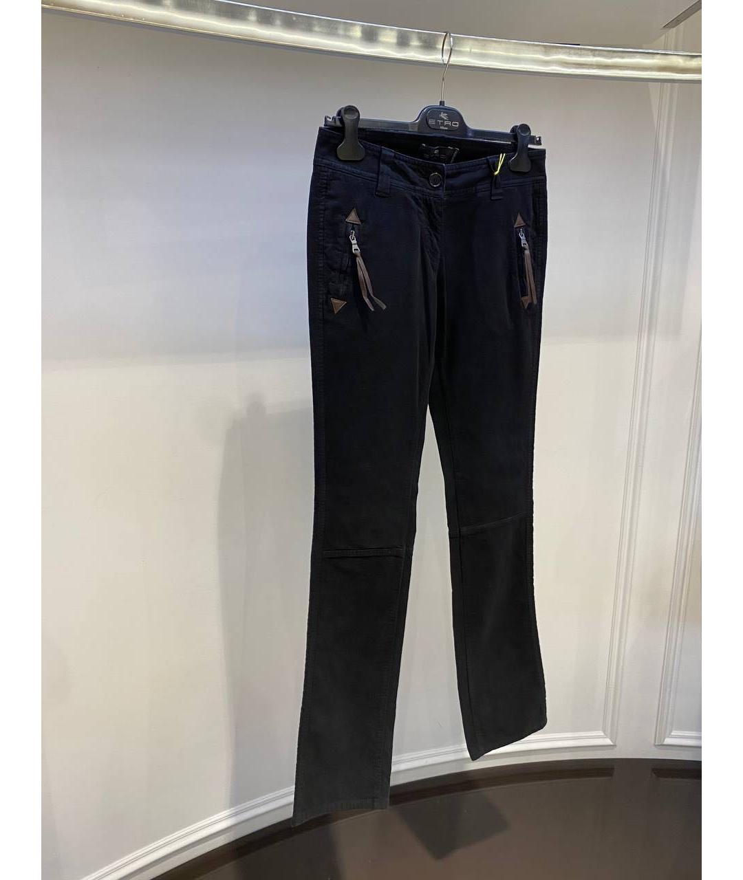 ETRO Черные прямые брюки, фото 2