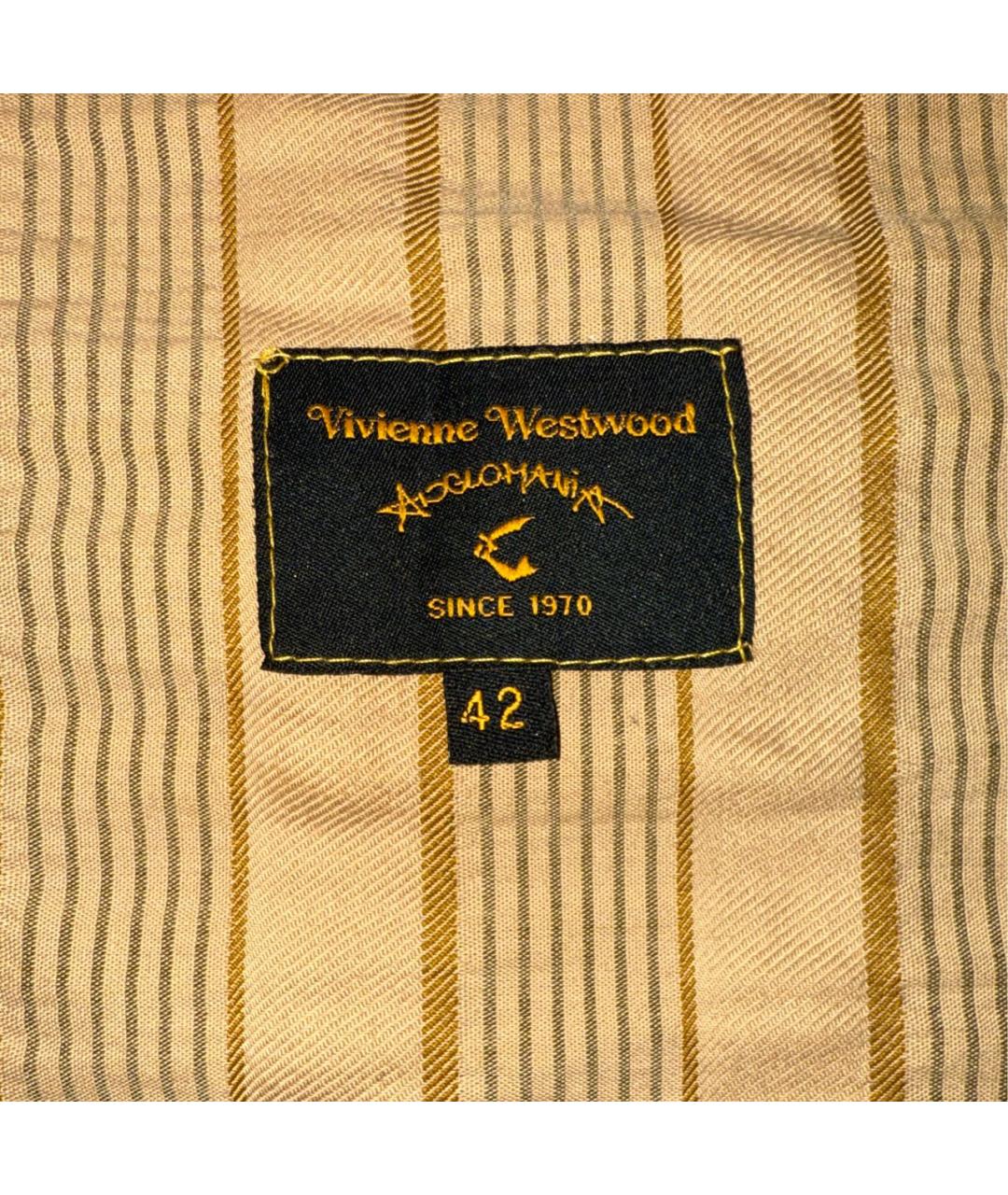 VIVIENNE WESTWOOD Бежевая хлопковая блузы, фото 4