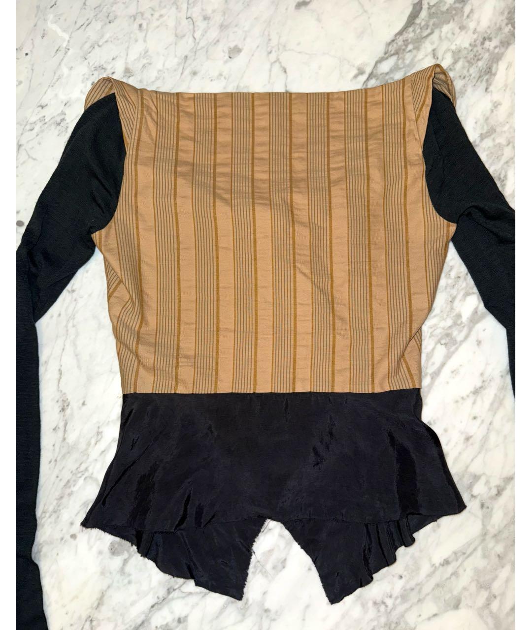 VIVIENNE WESTWOOD Бежевая хлопковая блузы, фото 3