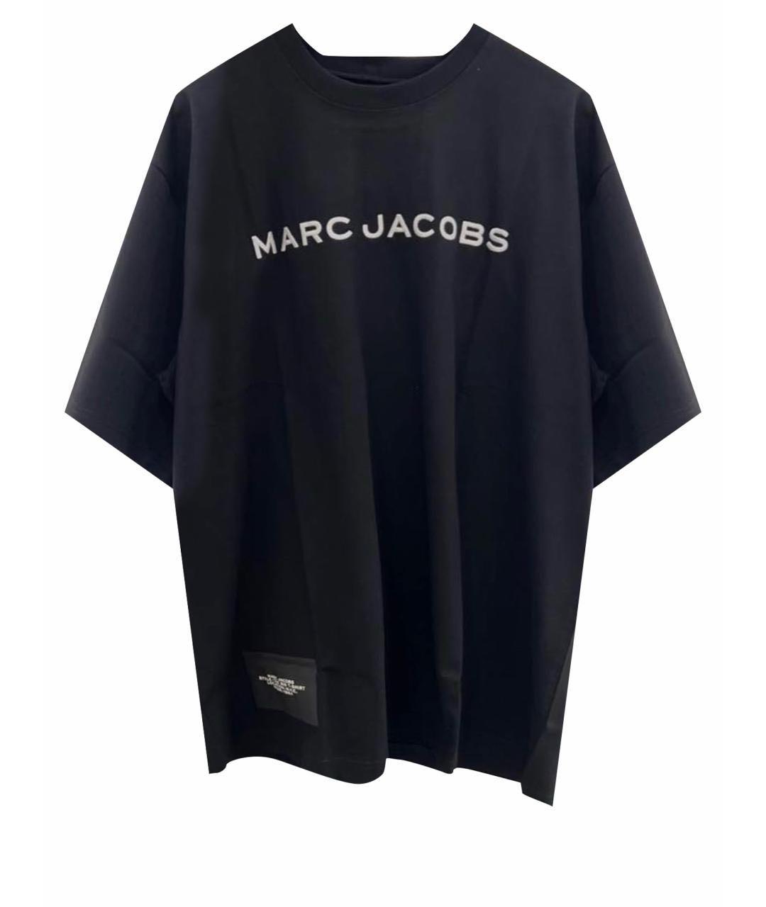 MARC JACOBS Черная хлопковая футболка, фото 1