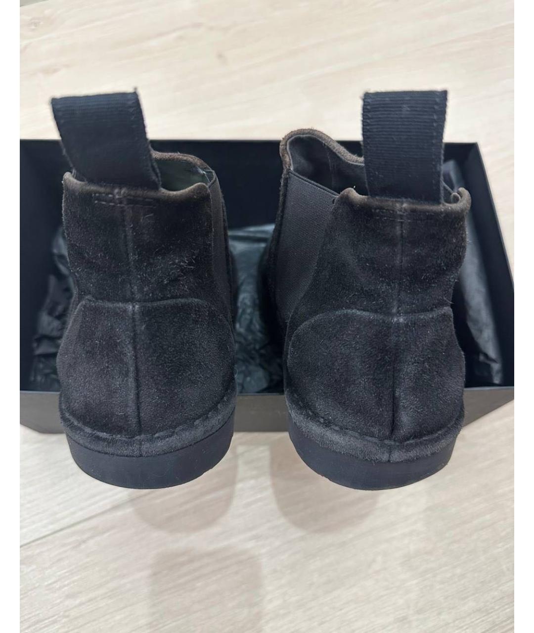 MARSELL Черные замшевые высокие ботинки, фото 3