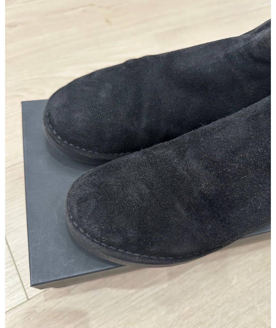 MARSELL Черные замшевые высокие ботинки, фото 4
