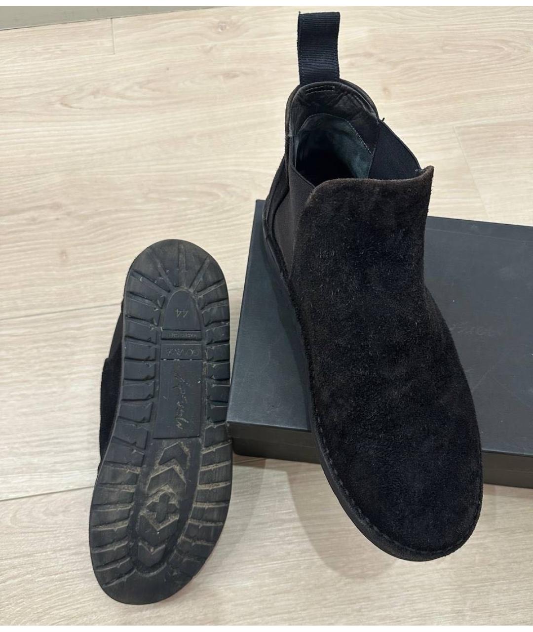 MARSELL Черные замшевые высокие ботинки, фото 5