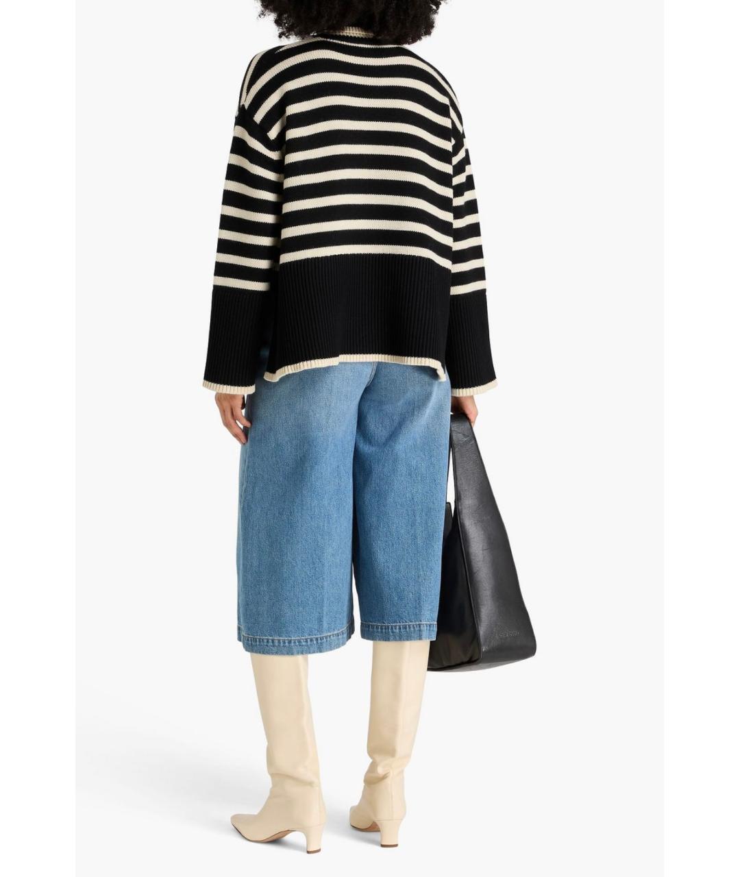 TOTEME Черный шерстяной джемпер / свитер, фото 3