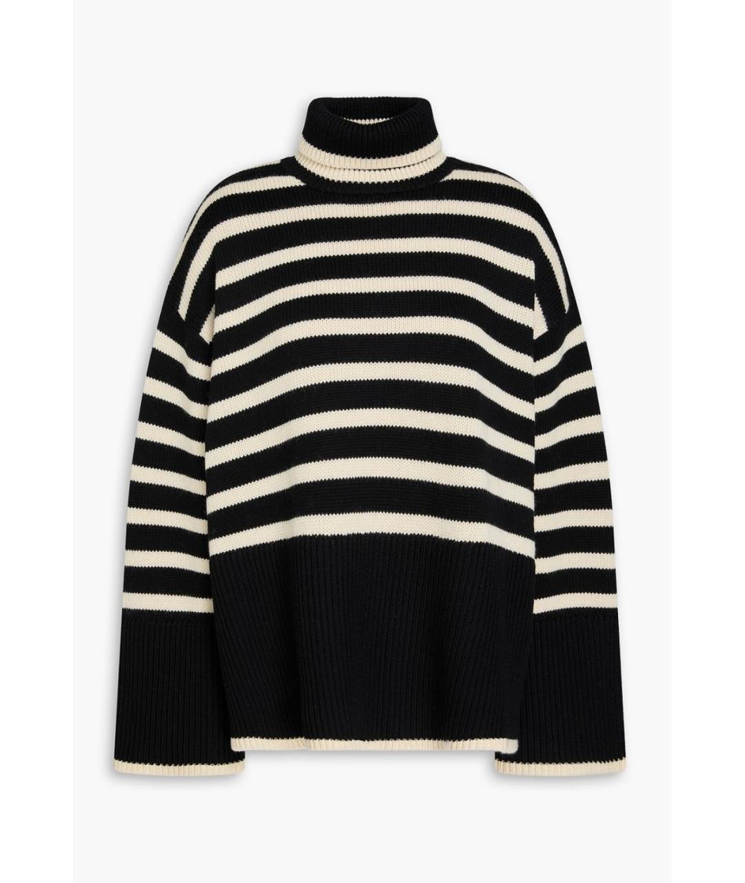 TOTEME Черный шерстяной джемпер / свитер, фото 4